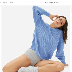 BRAND NEW Everlane Alpaca Oversize Crewneck - XS